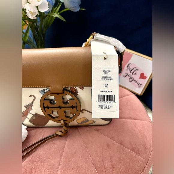 🌷Brand New Tory Burch dromedary crossbody 💯authentic collection! - Picture 8 of 11